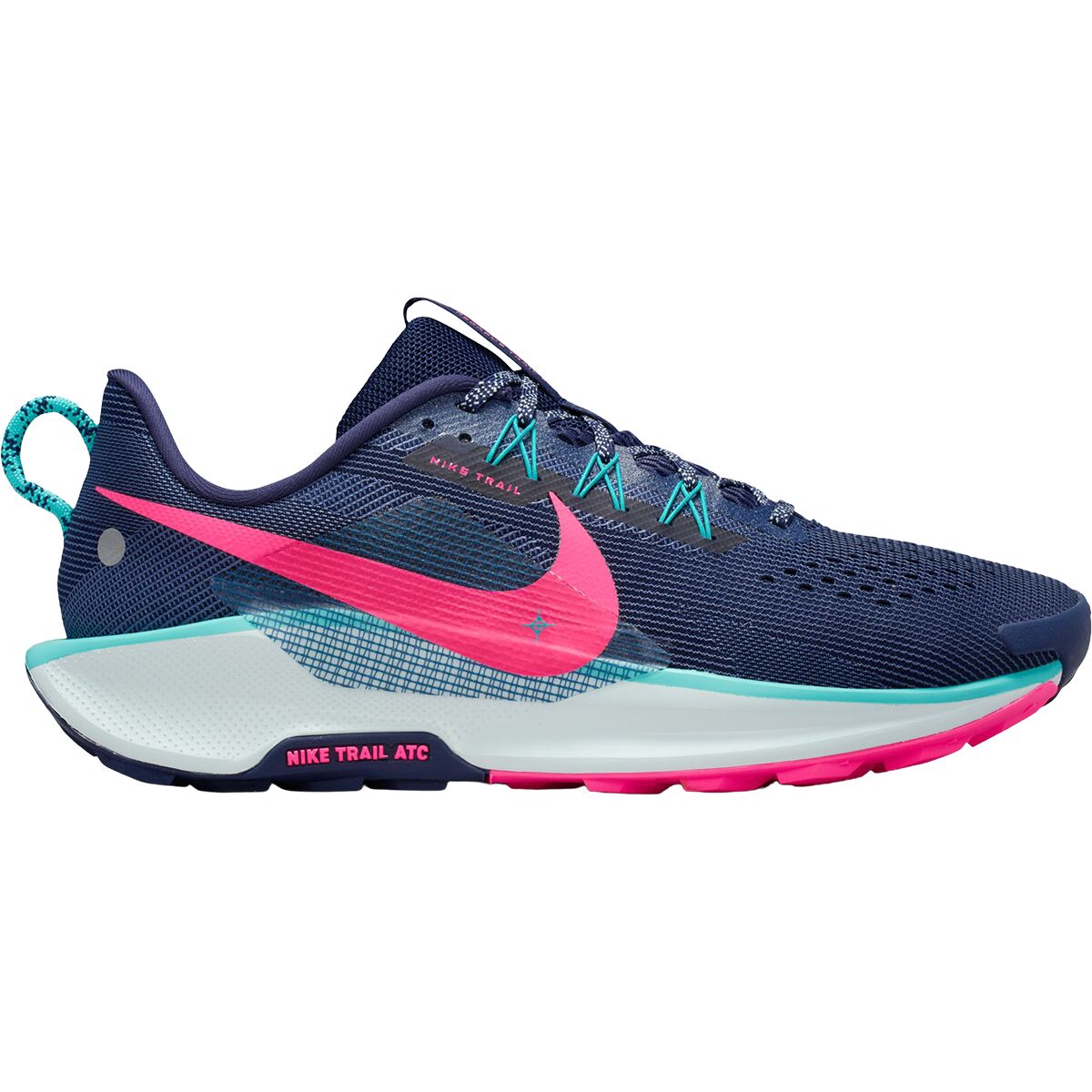 Nike Pegasus 5 Trail Running Shoe - Men's Midnight Navy/Hyper Pink-Dusty Cactus