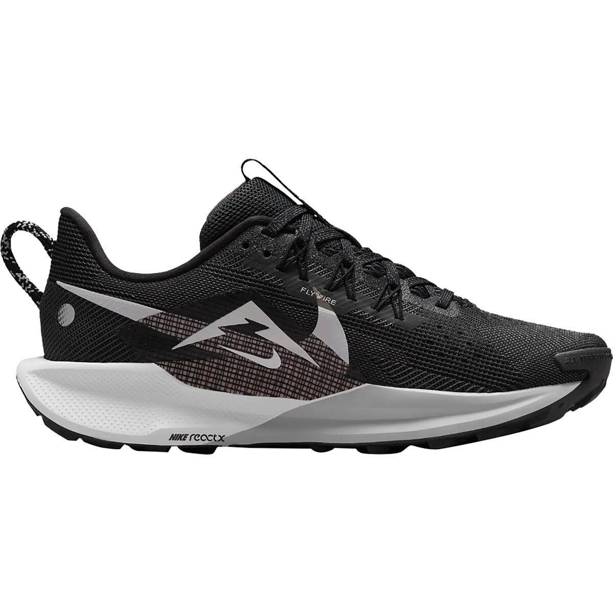 Image of Nike Pegasus 5 Trail Running Shoe - Women's Black/White-Anthracite-Wolf Grey, 9.0