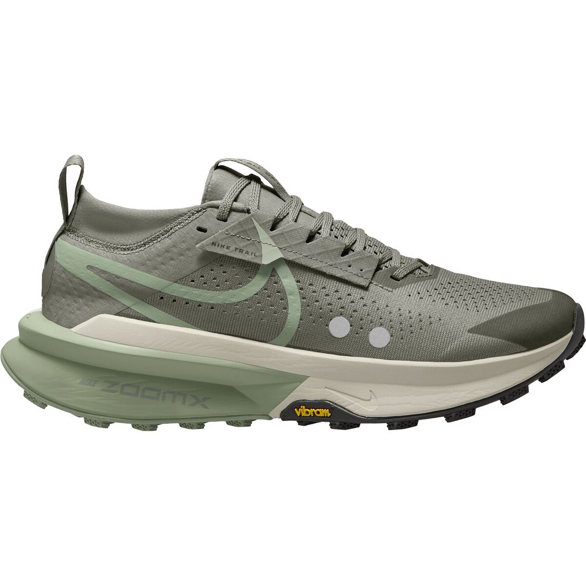 Image of Nike Zegama 2 Trail Running Shoe - Men's Light Army/Jade Horizon-Light Bone, 8.5