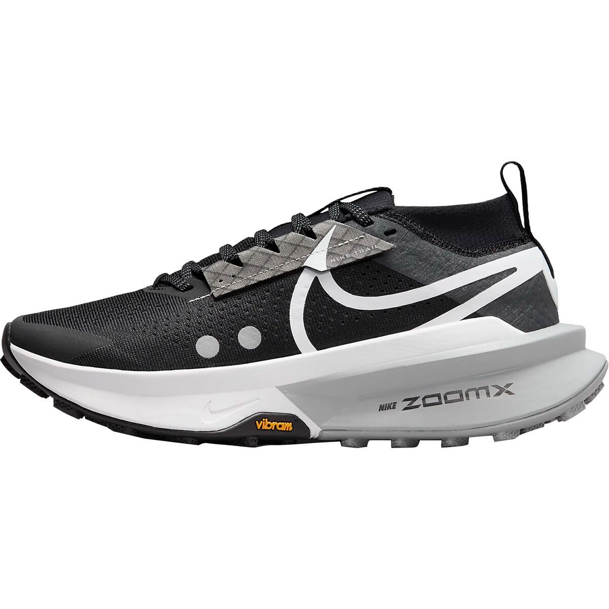 Image of Nike Zegama 2 Trail Running Shoe - Women's Black/White-Wolf Grey-Anthracite, 7.5