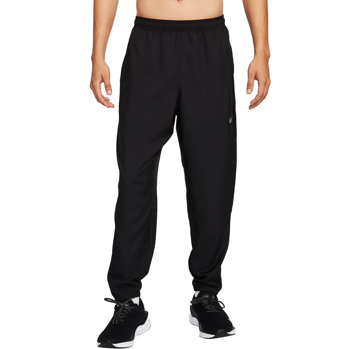 Image of Nike Dri-Fit Challenger Pant - Men's Black/Black/Reflective Silver, XL