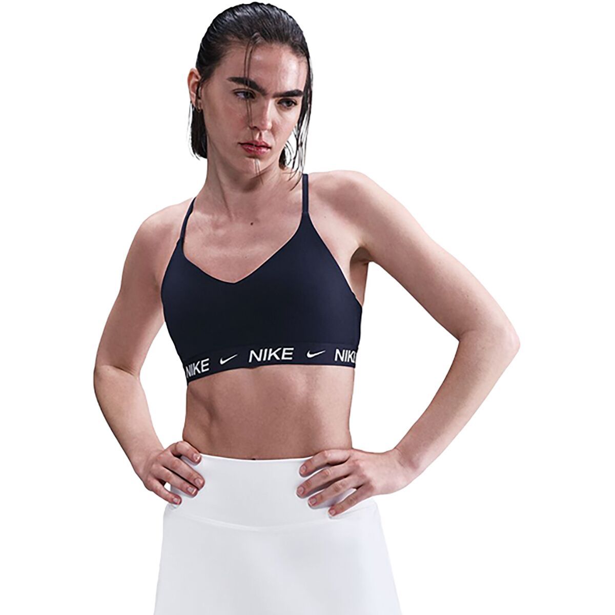Image of Nike Dri-Fit Indy Light Sport Bra - Women's Midnight Navy, L