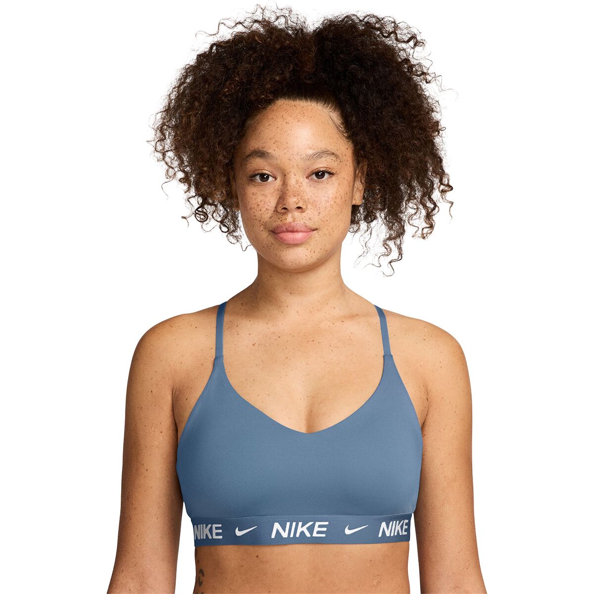 Image of Nike Dri-Fit Indy Light Sport Bra - Women's Work Blue, XL