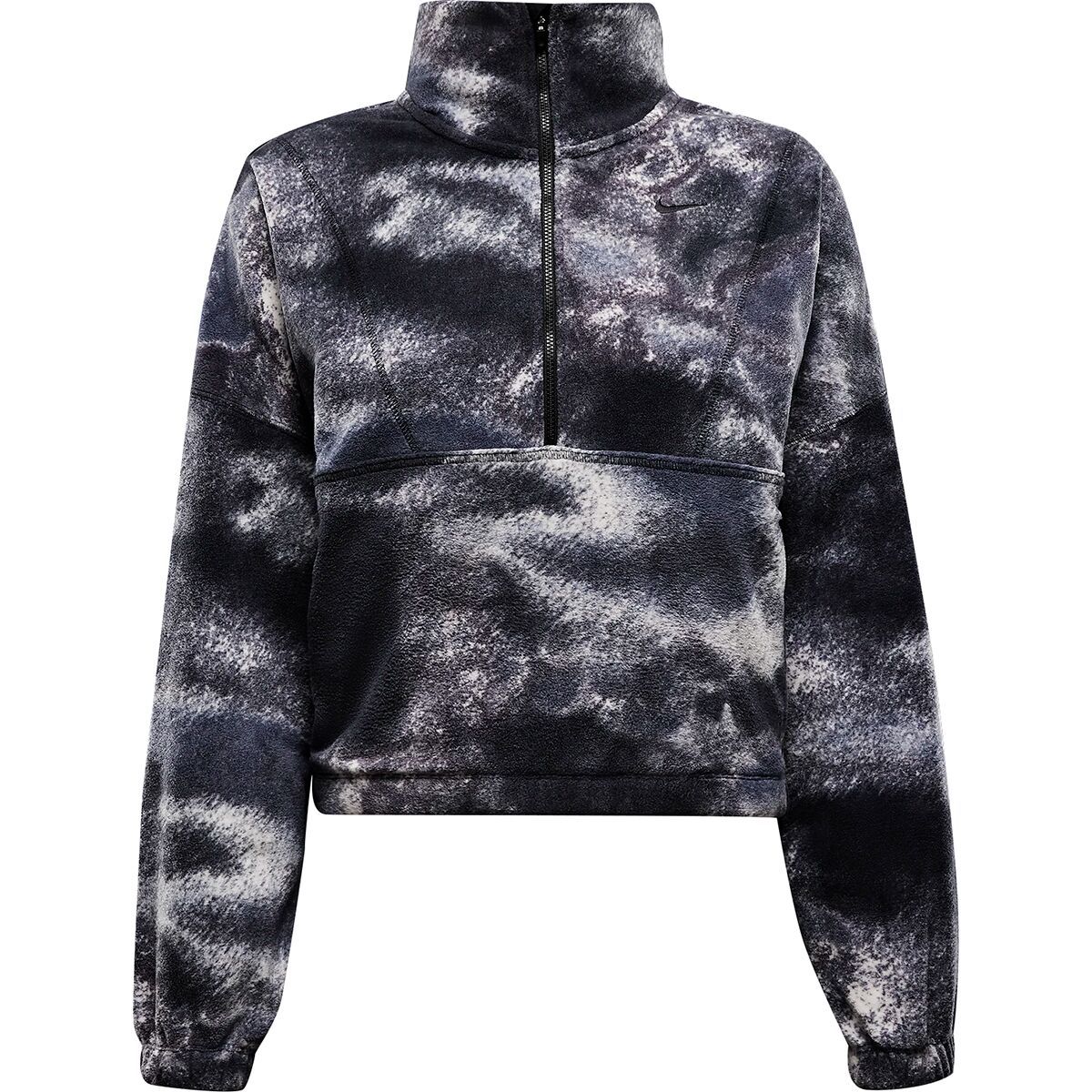 Image of Nike One TF AOP Polar Jacket - Women's Black/Black, XS