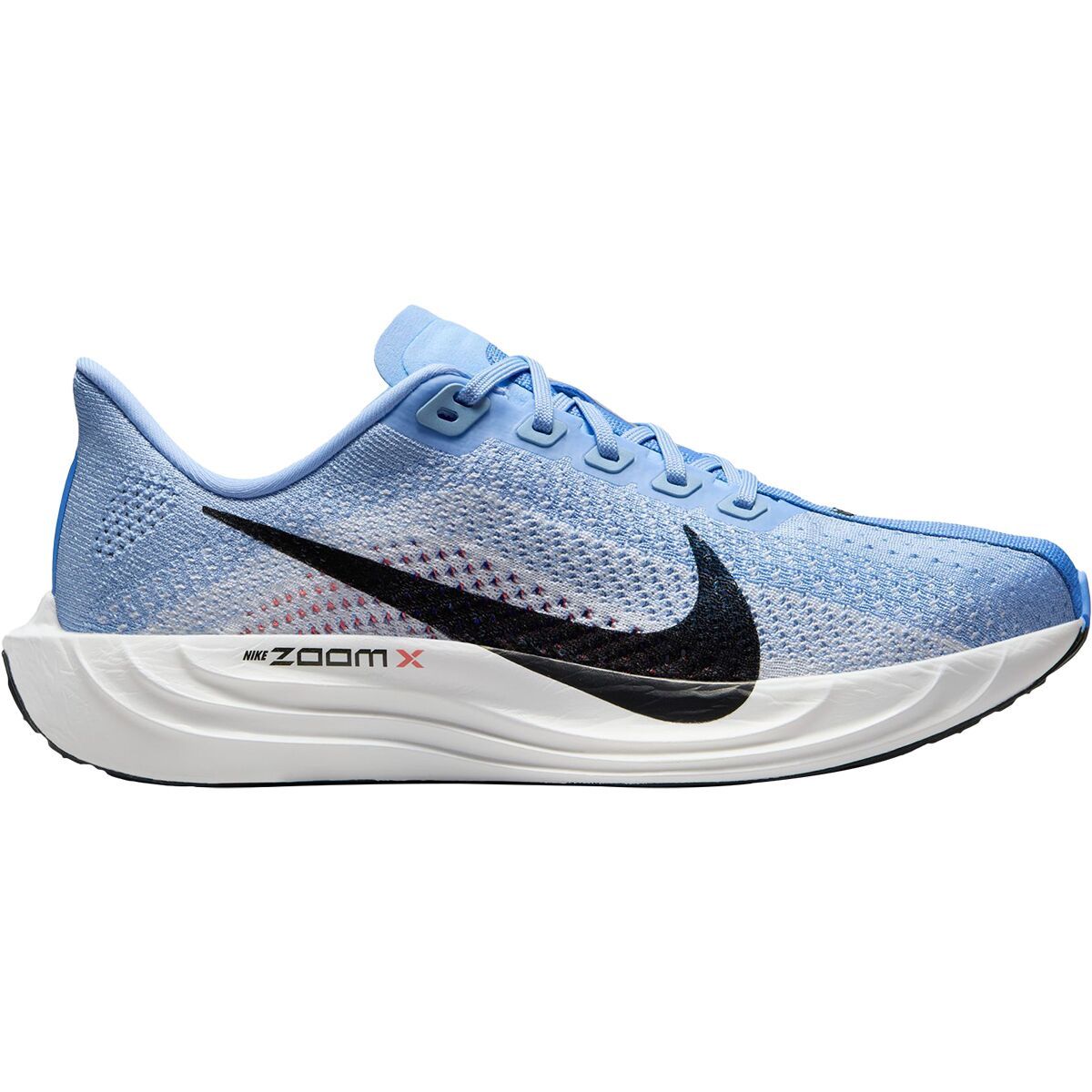 Image of Nike Pegasus Plus Running Shoe - Women's Aluminum/Black-Royal Pulse-White, 8.5