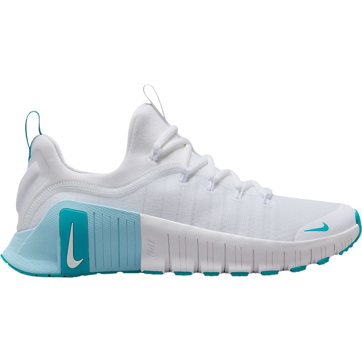 Nike Free Metcon 6 Shoe - Women's White/Dusty Cactus-Glacier Blue, 9.5