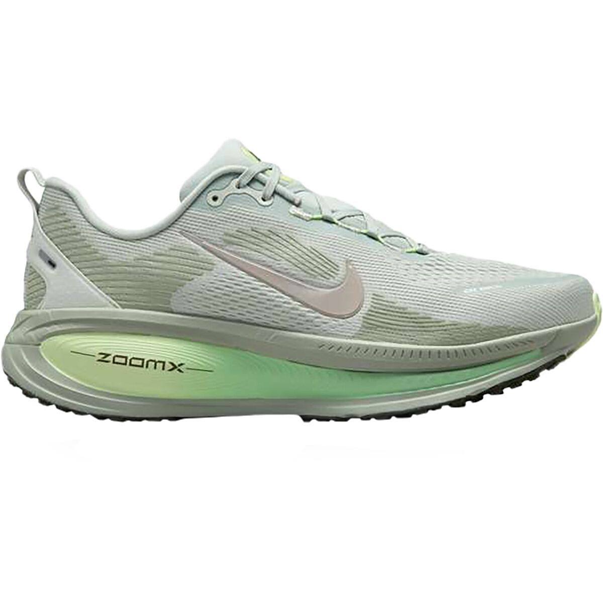 Nike Vomero 18 Running Shoe - Men's Light Silver/College Grey-Barely Volt, 10.0