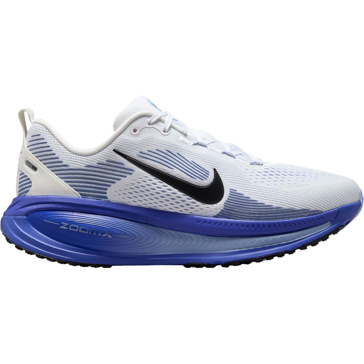 Image of Nike Vomero 18 Running Shoe - Men's White/Black-Blue Tint-Light Marine, 12.0