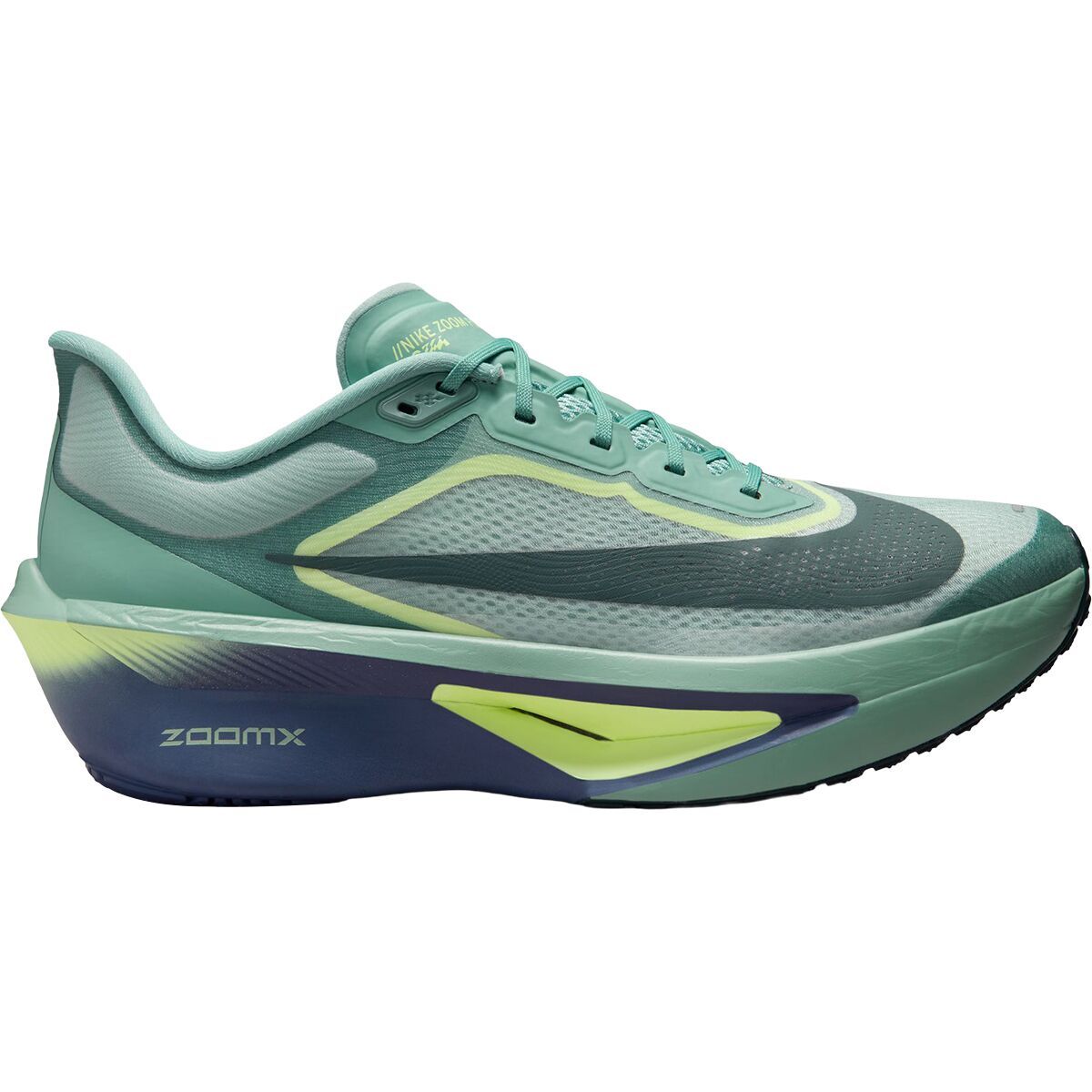 Image of Nike Zoom Fly 6 Running Shoe - Men's Cannon/Seaweed-Light Silver-Cobalt Bliss, 9.5