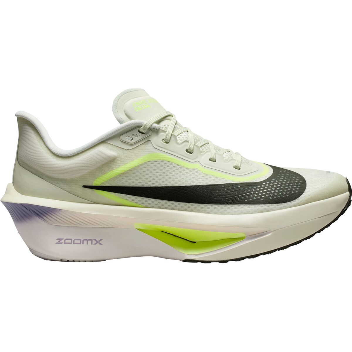 Image of Nike Zoom Fly 6 Running Shoe - Men's Sea Glass/Sequoia-Ultralime-Phantom, 12.0