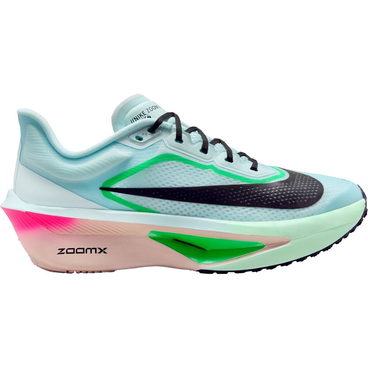 Nike Zoom Fly 6 Running Shoe - Women's Glacier Ice/Black-Hyper Pink-Green Shock, 7.0