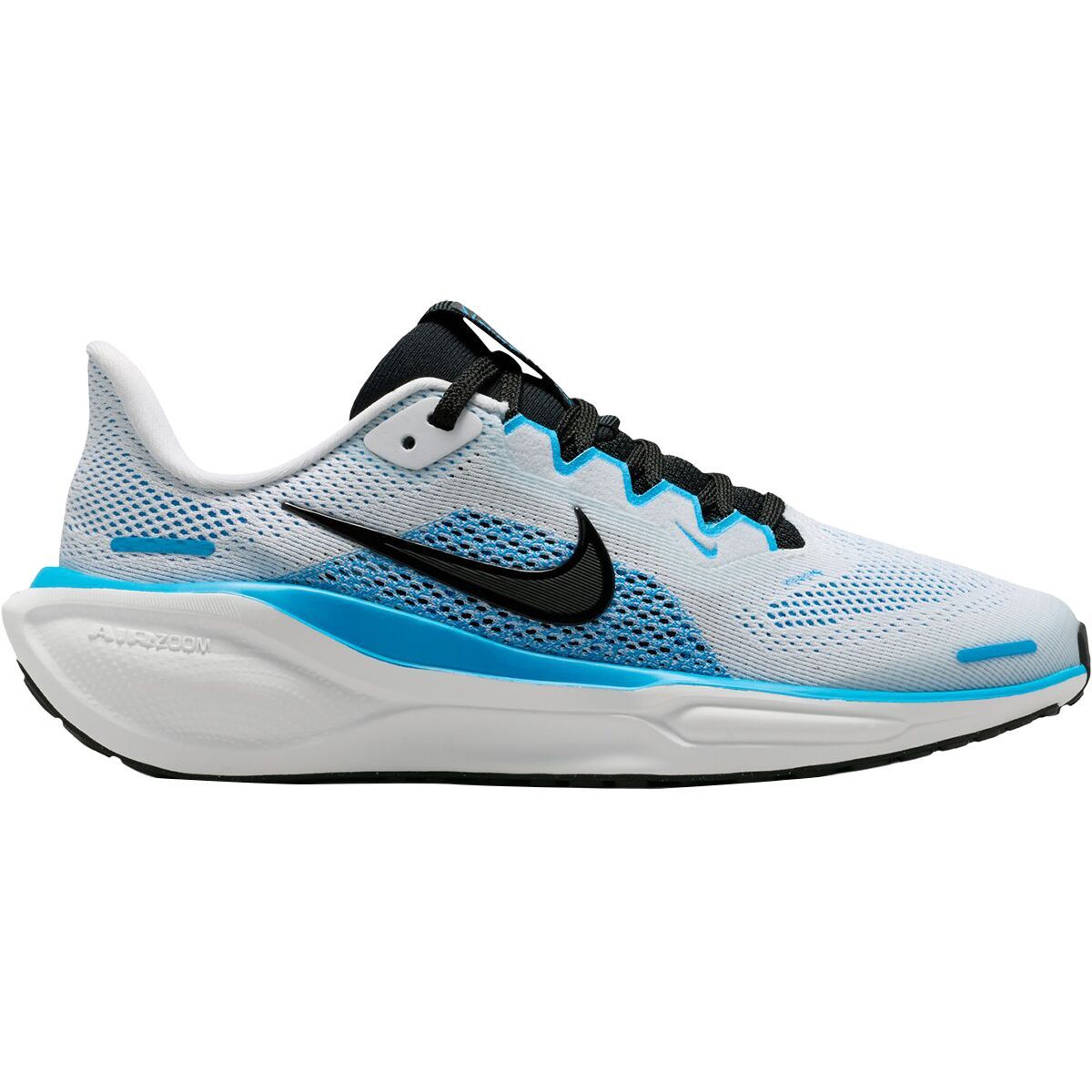 Nike Nike Pegasus 41 Shoe - Big Kids' White/Black-Blue Hero, 4.0 - $104.95 at Backcountry.com