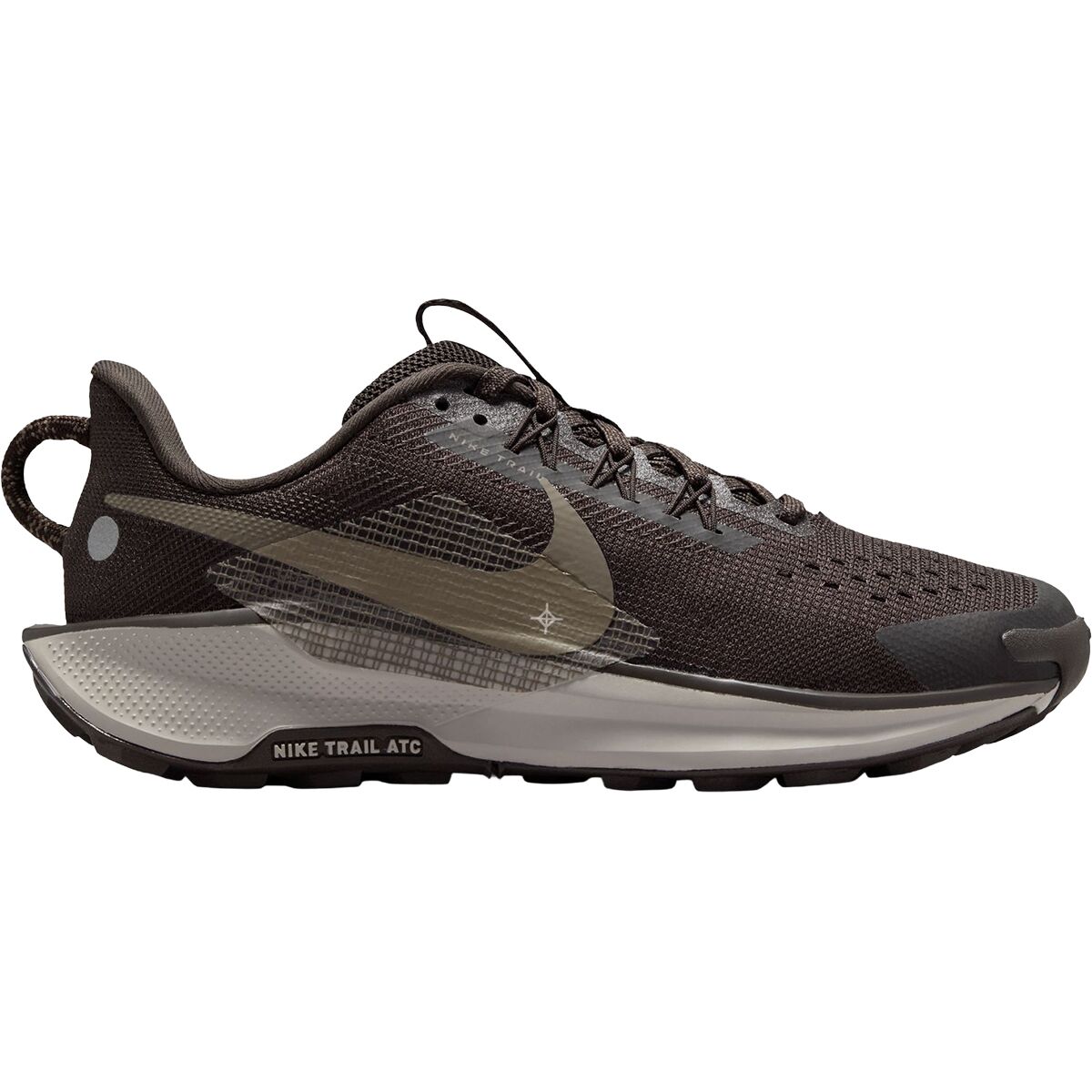 Image of Nike Pegasus Trail 5 Shoe - Big Kids' Velvet Brown/Ironstone-College Grey, 1.0