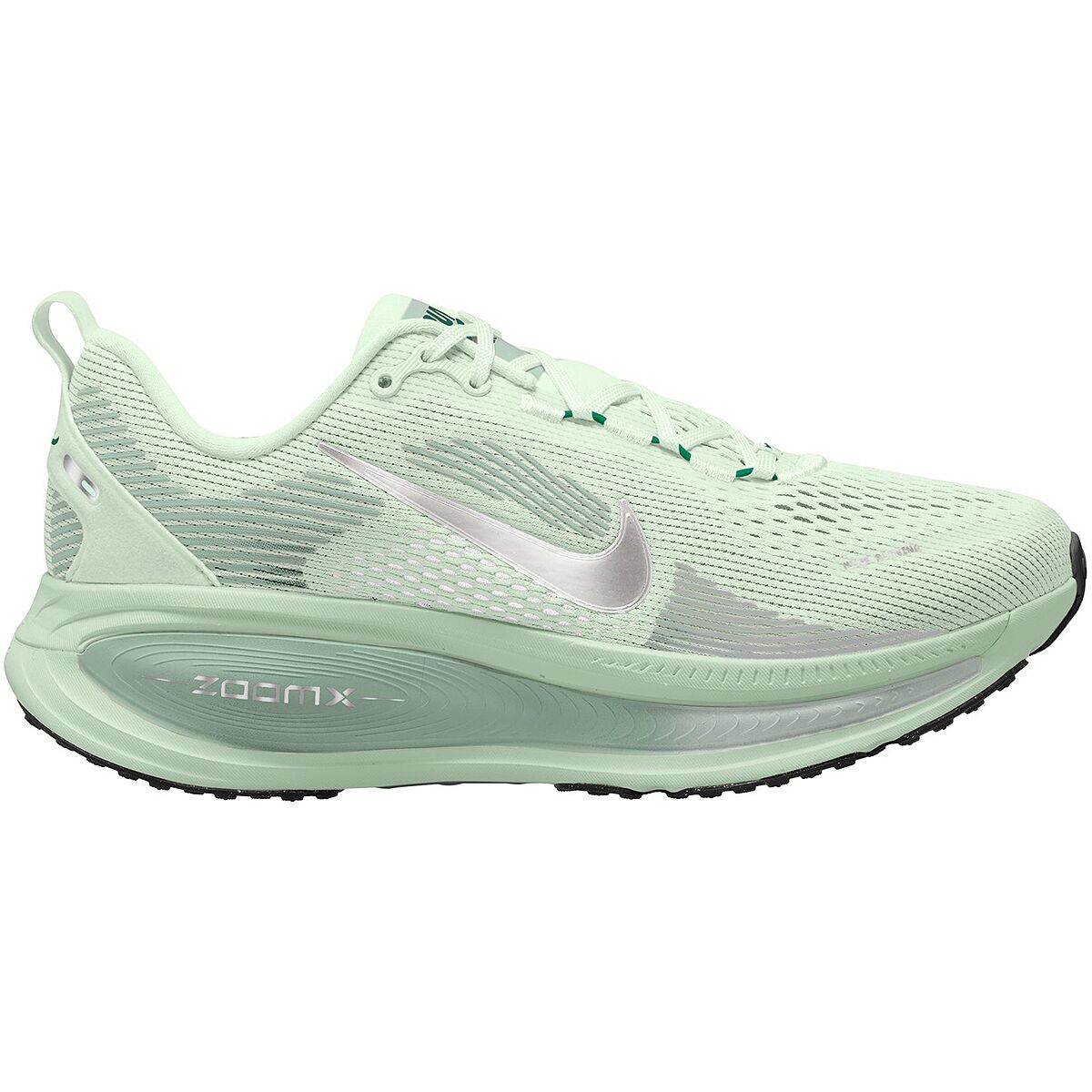 Image of Nike Nike Vomero 18 Running Shoe - Women's Barely Green/Metallic Silver-Steam, 7.5