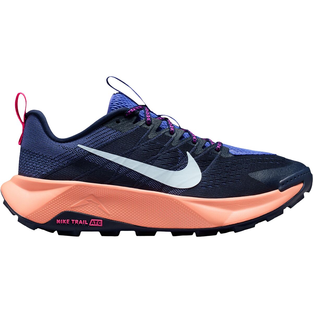 Image of Nike Wildhorse 10 Trail Running Shoe - Women's Midnight Navy/Hydrogen Blue-Sapphire, 6.0
