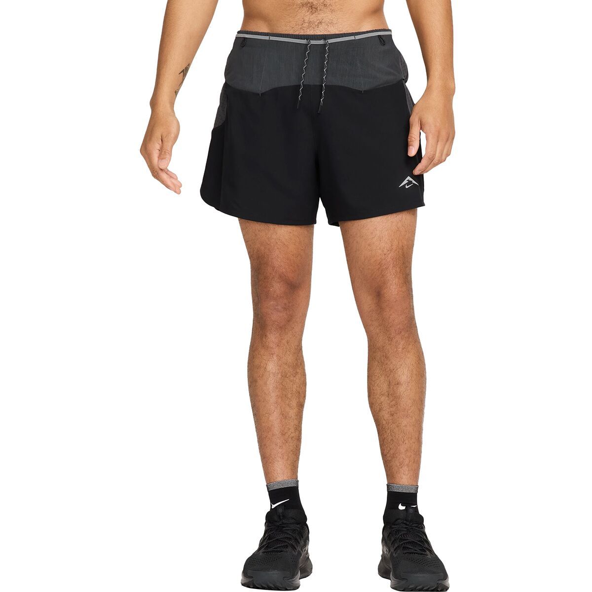 Image of Nike Dri-FIT ADV Second Sunrise 5in Brief Short - Men's Black/Anthracite/Black/Summit White, S