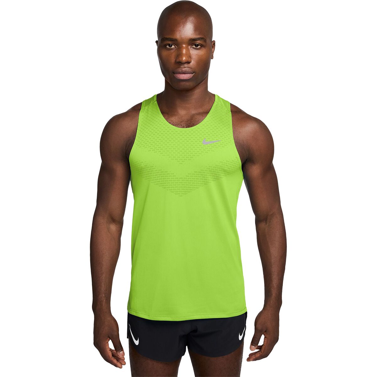 Image of Nike Dri-FIT ADV Stride Tank Top - Men's Volt Ice/Reflective Silver, M