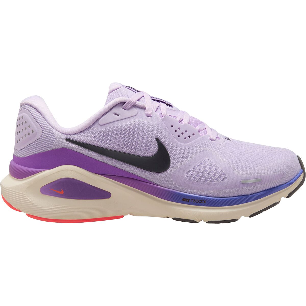 Image of Nike Structure 26 Running Shoe - Women's Violet Mist/Cave Purple-Bright Violet, 6.5