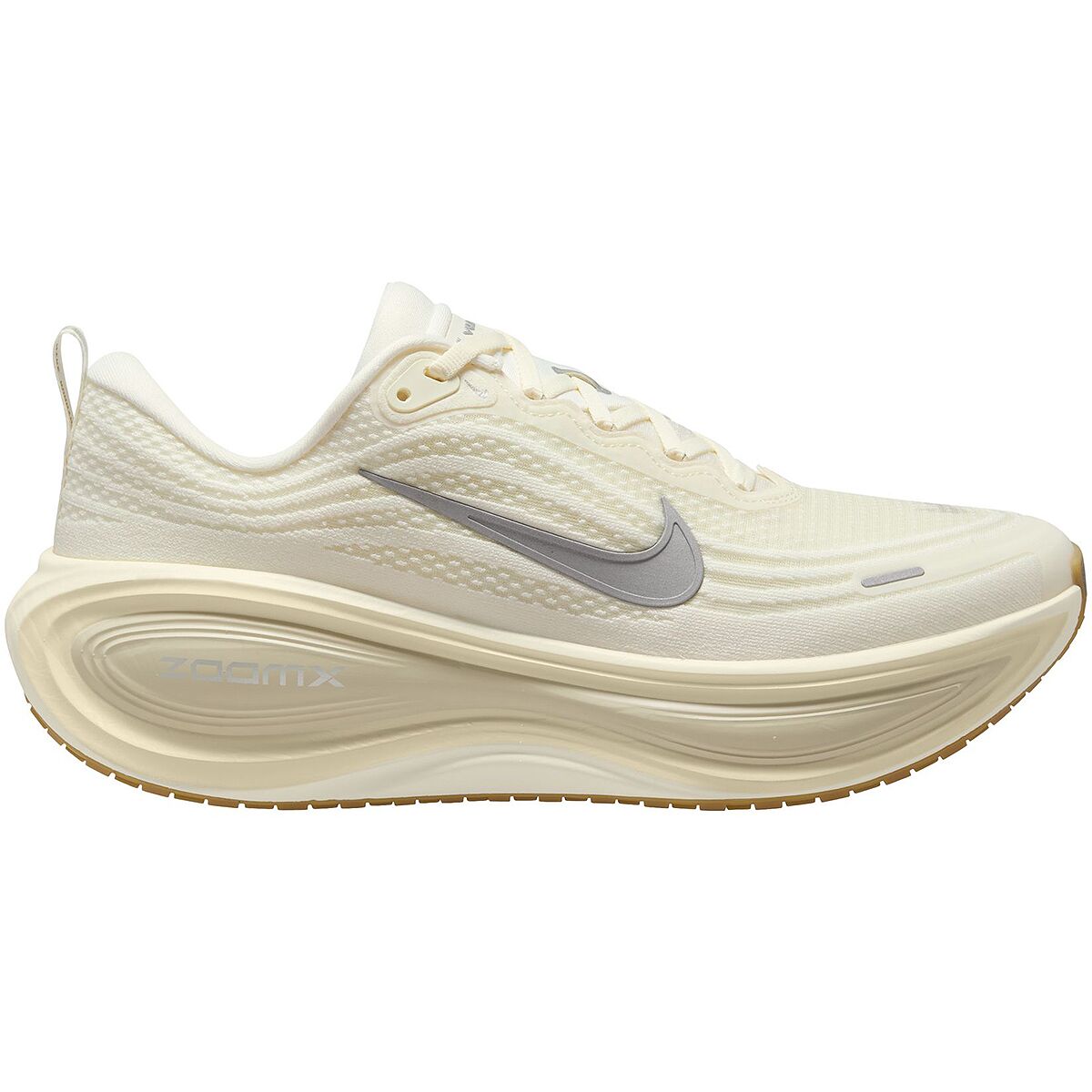 Image of Nike Vomero Plus Running Shoe - Men's Sail/Metallic Silver-Coconut Milk, 9.0