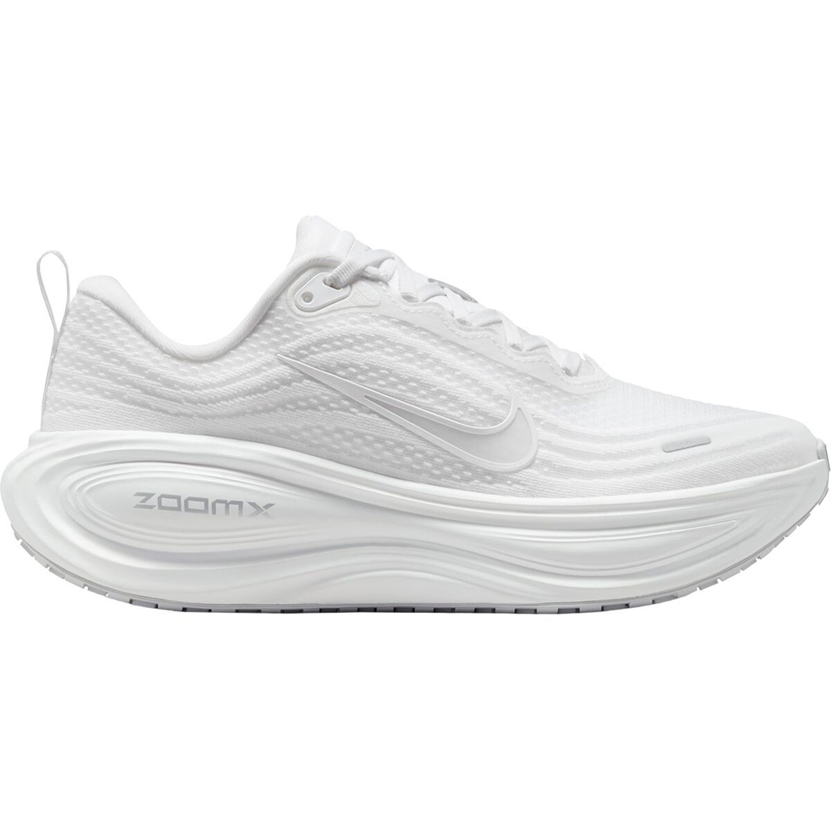 Image of Nike Vomero Plus Running Shoe - Women's White/Vast Grey-Metallic Silver, 9.0