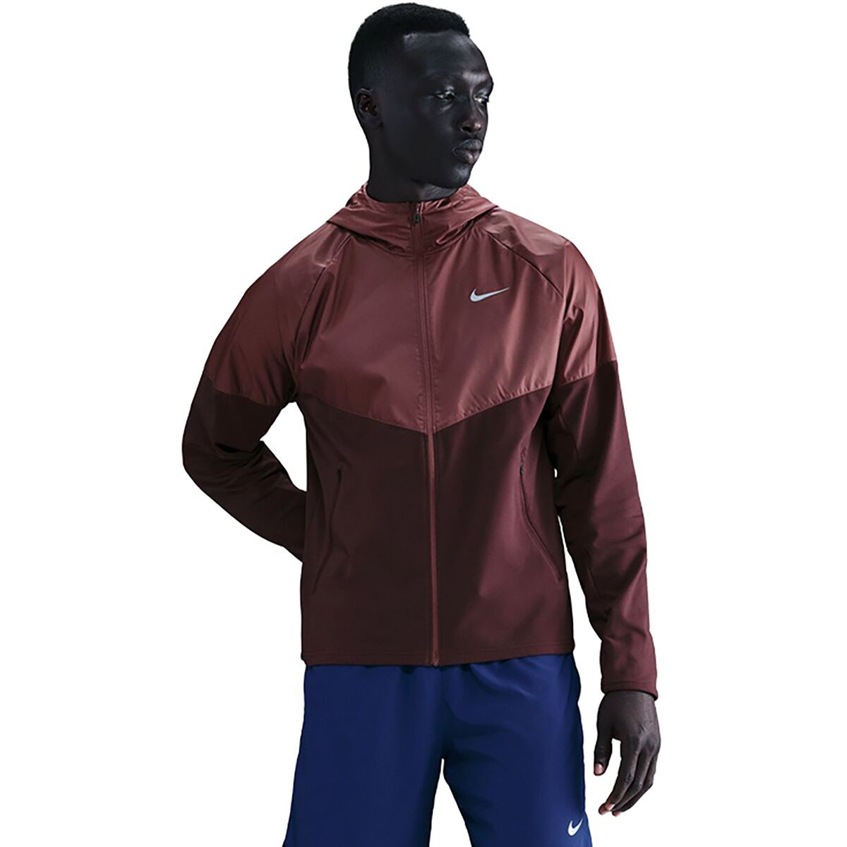 Image of Nike Repel Winterized Miler Jacket - Men's Burgundy Crush/Red Sepia/Reflective Silv, S