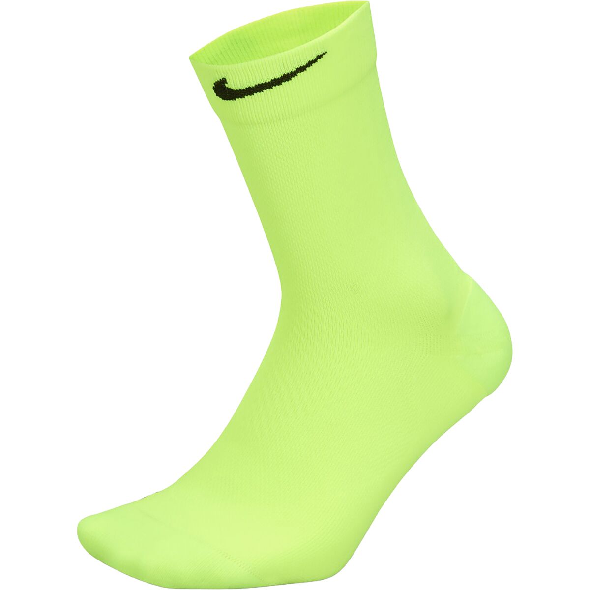 Image of Nike Fast Midweight Crew Sock Volt/Black/Black, XL