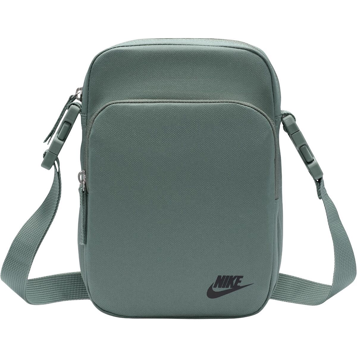 Nike gray × neon green sling bag Nike cross body bag with branded straps in gray and neon yellow