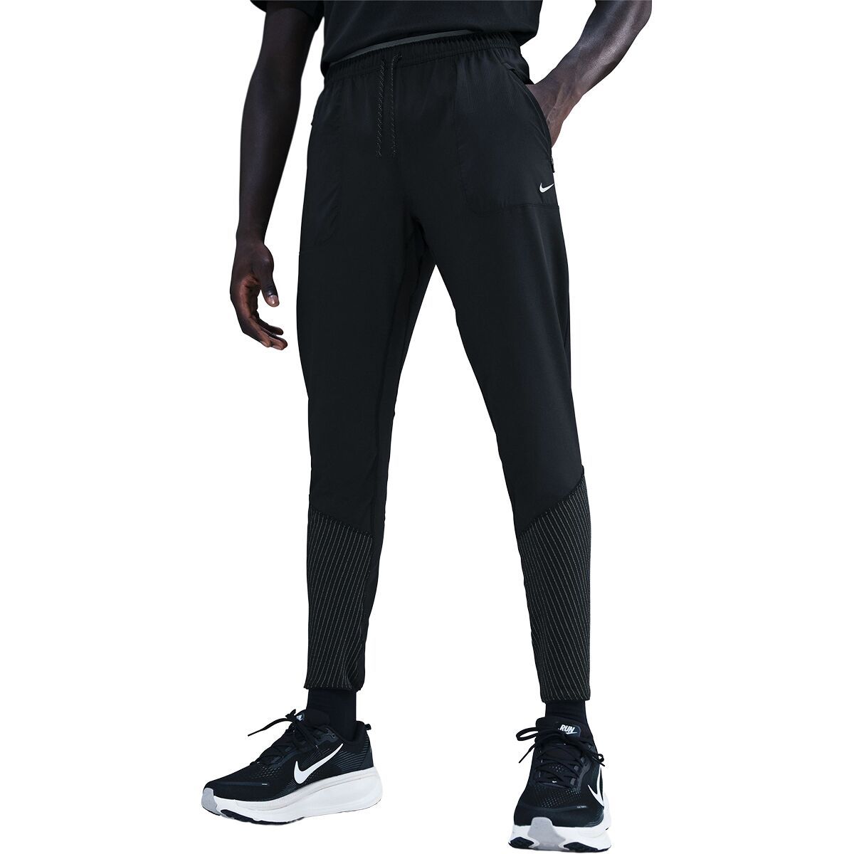 Image of Nike Dri-FIT Reflect Pant - Men's Black/Reflective Silver, S