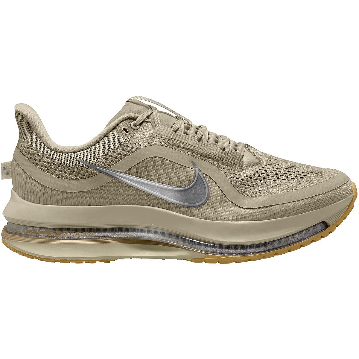 Image of Nike Pegasus Premium Running Shoe - Men's Desert Khaki/Metallic Silver-Light Khaki, 10.0