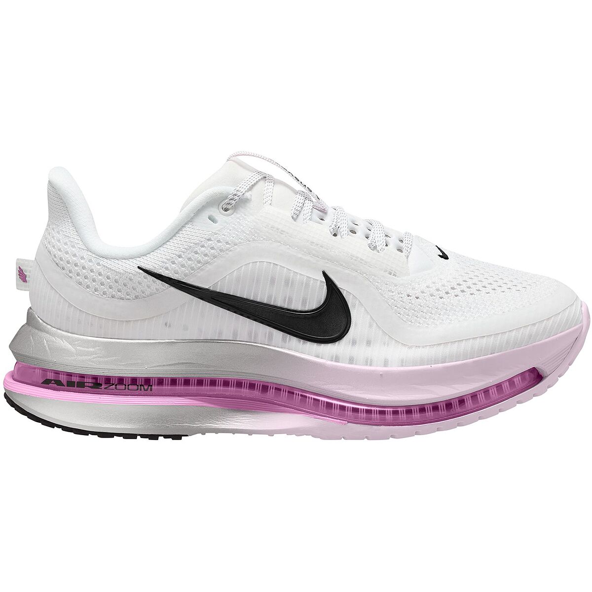 Image of Nike Pegasus Premium Running Shoe - Women's White/Black-Bleached Lilac-Light Magenta, 6.5