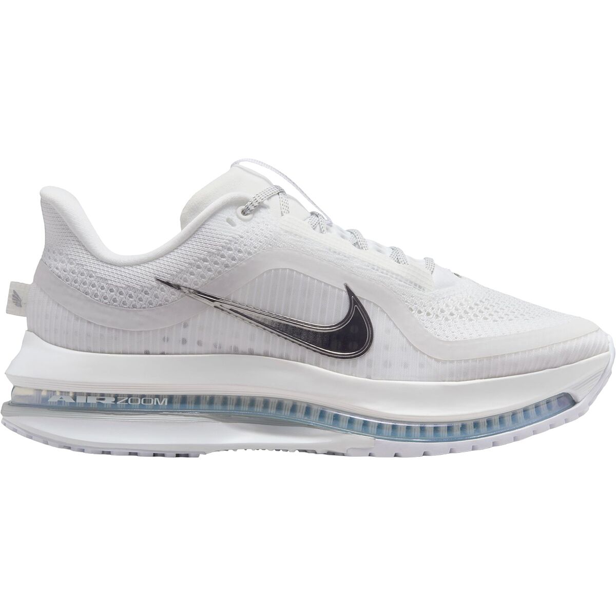 Image of Nike Pegasus Premium Running Shoe - Women's White/Metallic Silver-Metallic Silver, 9.5