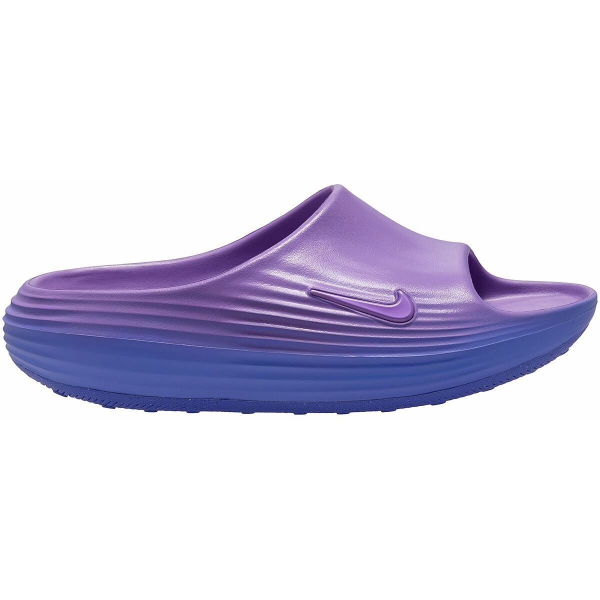 Image of Nike ReactX Rejuven8 Sandal - Women's Bright Violet/Bright Violet-Sapphire, 7.0