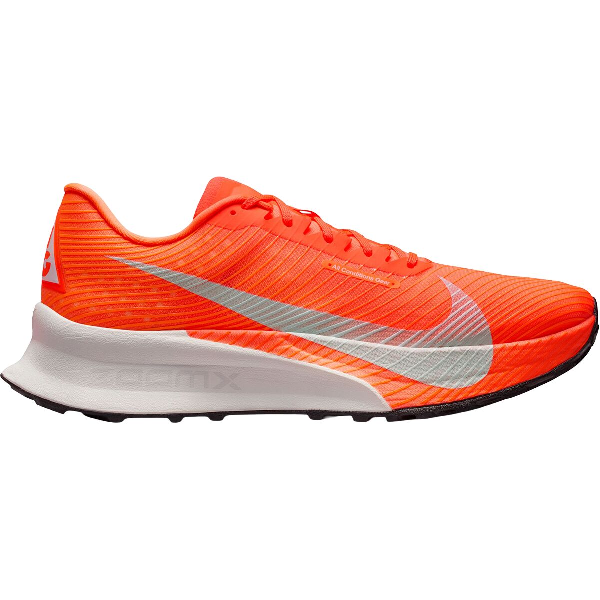 Image of Nike ACG Ultrafly Trail Running Shoe - Men's Hyper Crimson/White-Total Orange, 8.0