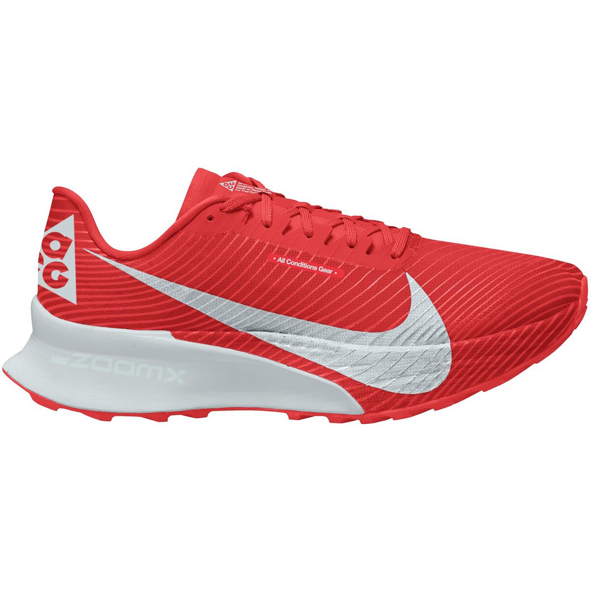 Image of Nike ACG Ultrafly Trail Running Shoe - Men's Light Crimson/Pure Platinum-Summit White, 6.0