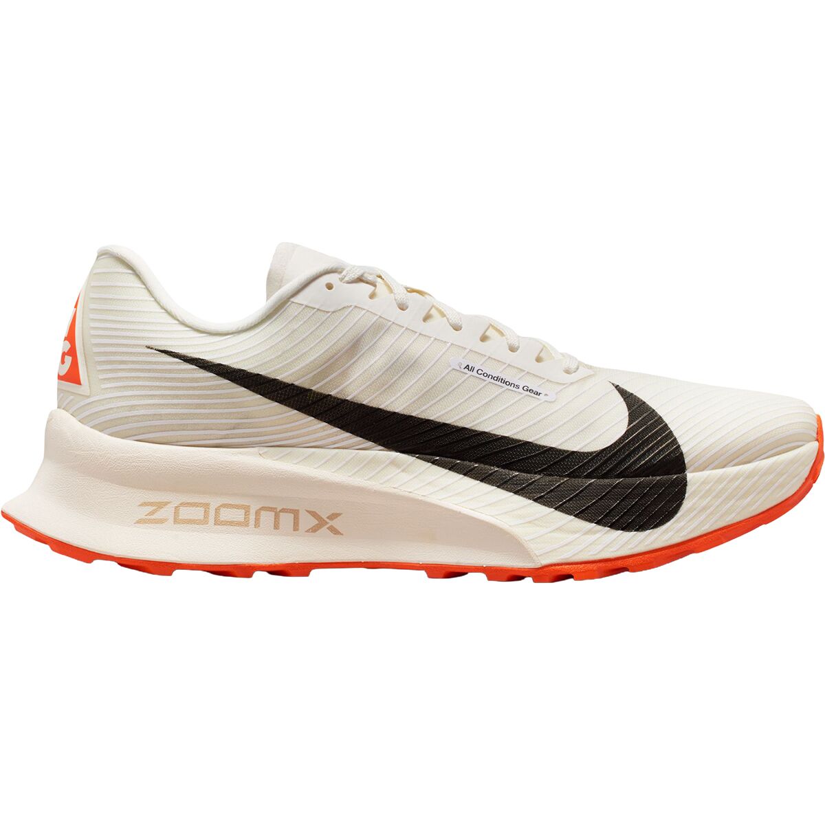 Nike ACG Ultrafly Trail Running Shoe - Men's Sail/Black-White-Safety Orange