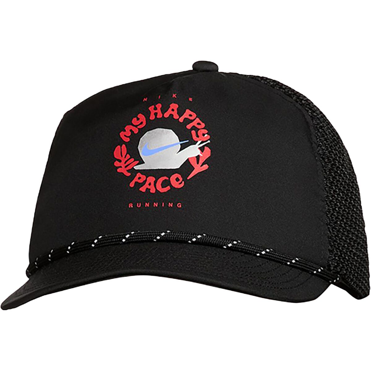 Image of Nike Happy Pace Trucker Cap Black/Anthracite, M/L