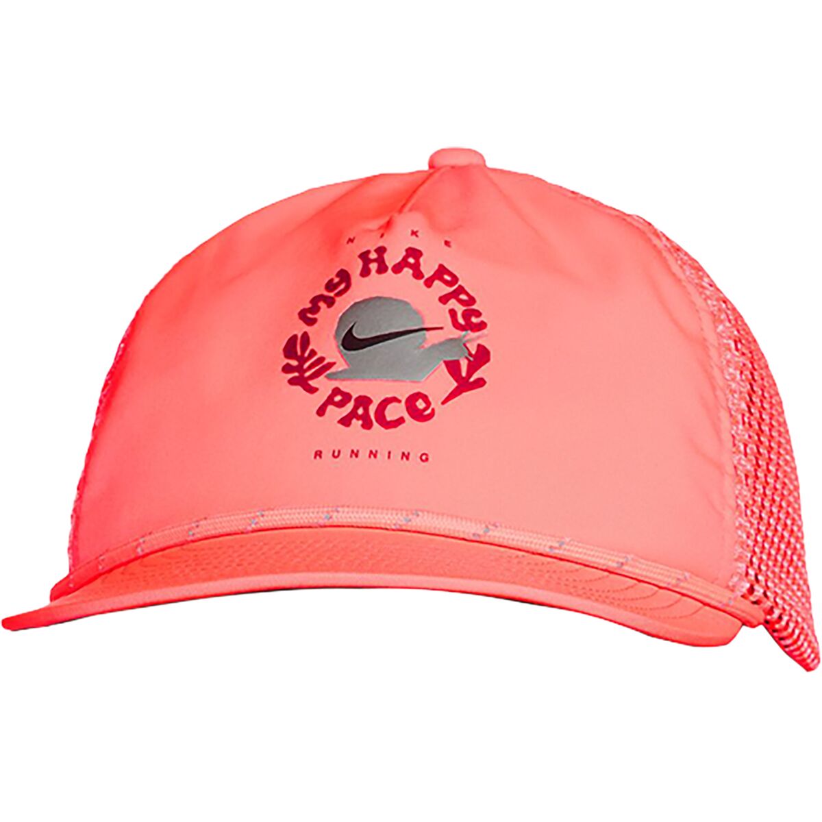 Image of Nike Happy Pace Trucker Cap Hot Lava/Anthracite, S/M