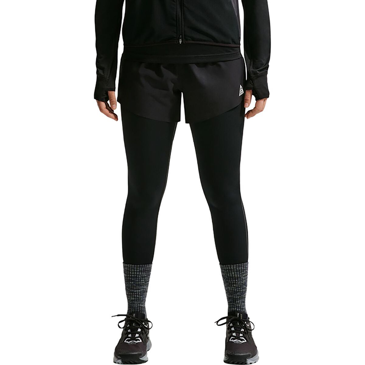 Image of Nike ACG Dri-Fit Wildsee Baselayer Bottom - Women's Black/Anthracite/Summit White, XS