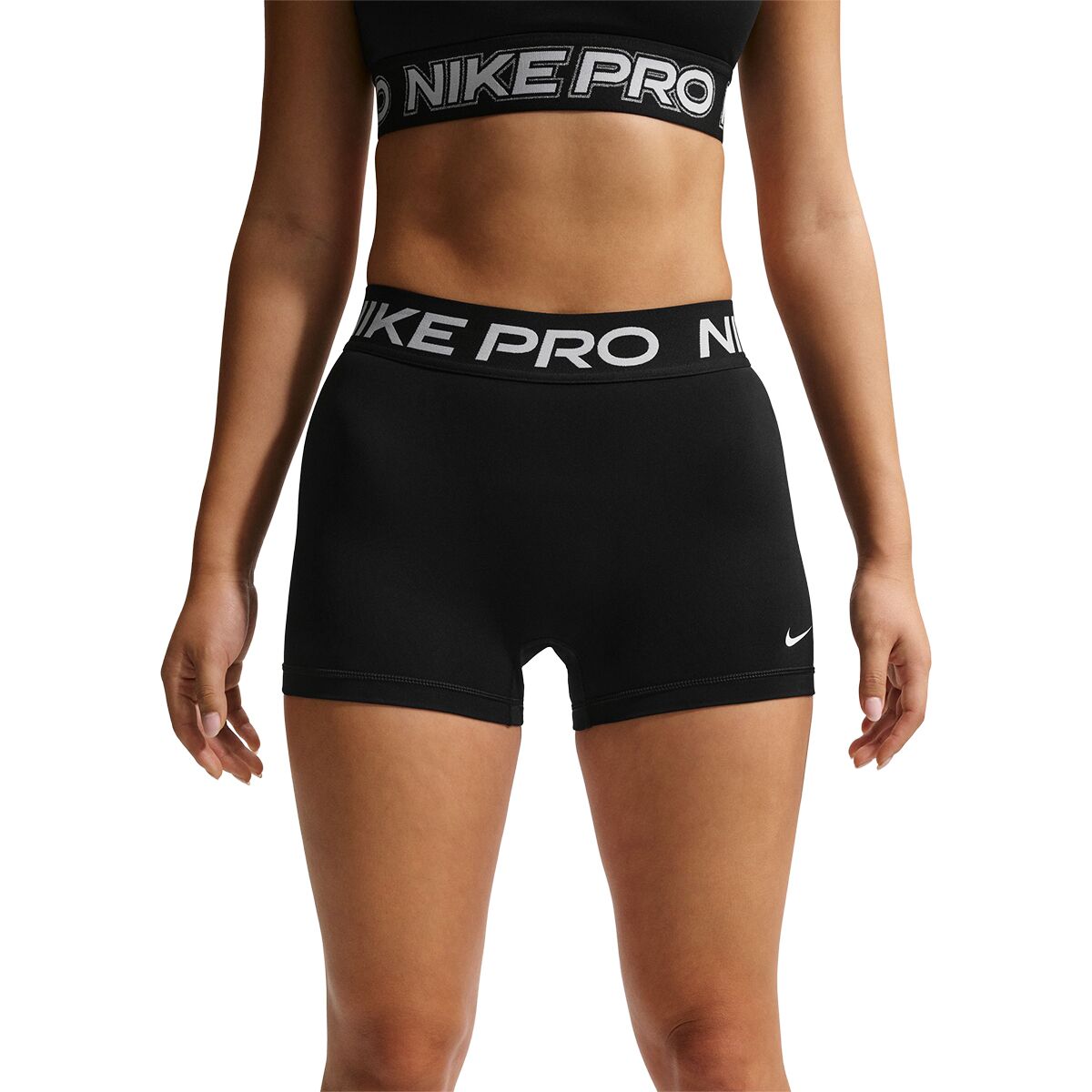 Image of Nike NP Dri-Fit 365 MR 3in USM Short - Women's Black/White, S