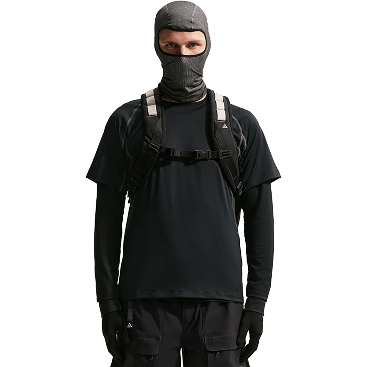 Image of Nike ACG Dri-FIT Wildsee SS Baselayer Top - Men's Black/Anthracite/Summit White, L