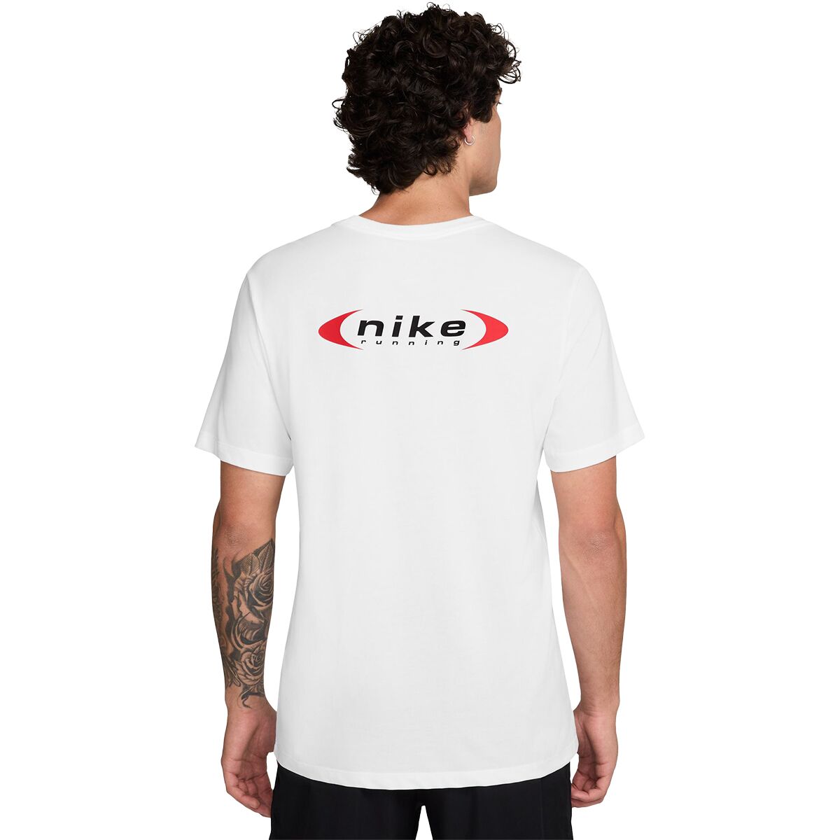 Image of Nike Dri-FIT Retro Run Short-Sleeve T-Shirt - Men's White, L