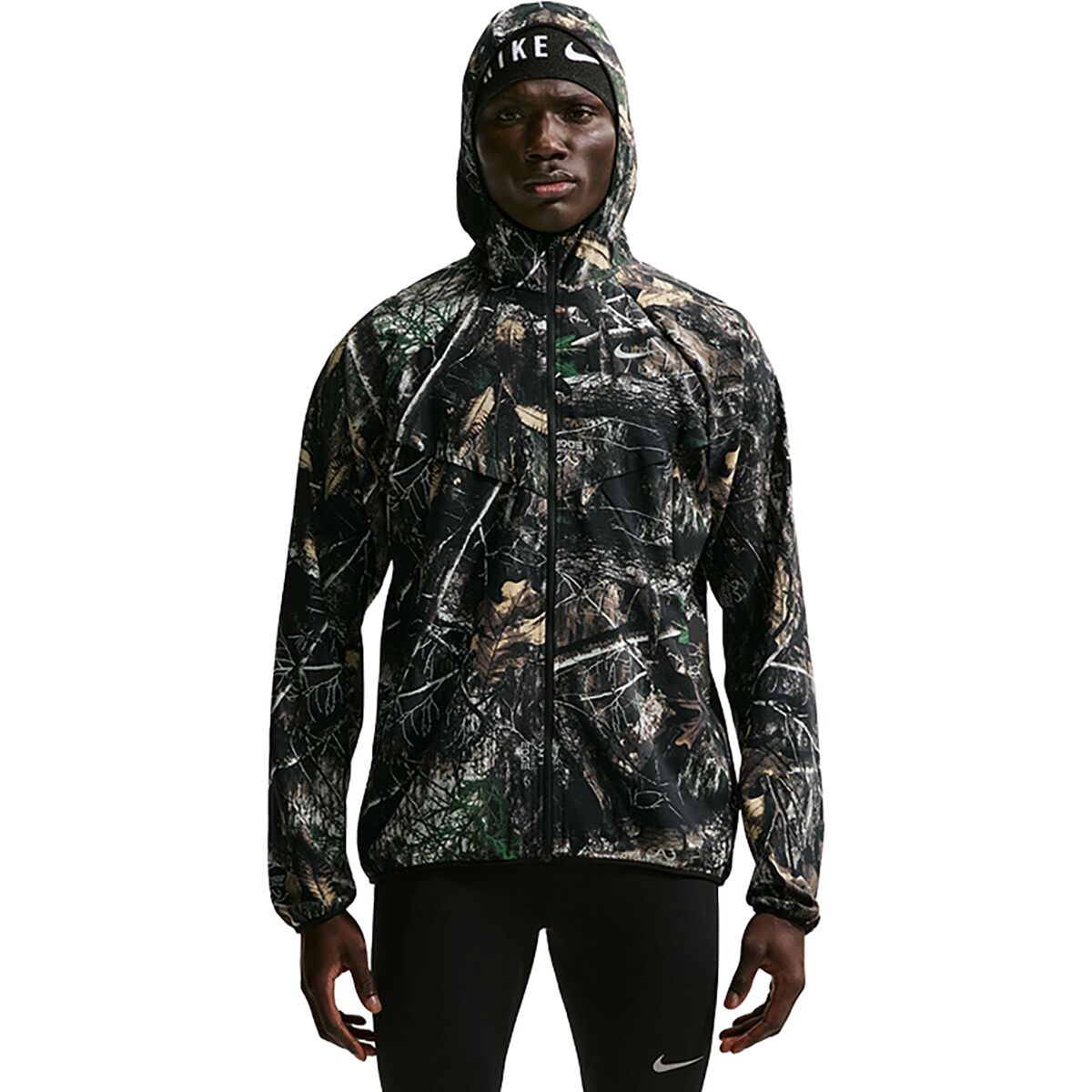 Image of Nike Dri-FIT Stride Realtree Jacket - Men's Anthracite/Black/Reflective Silv, S