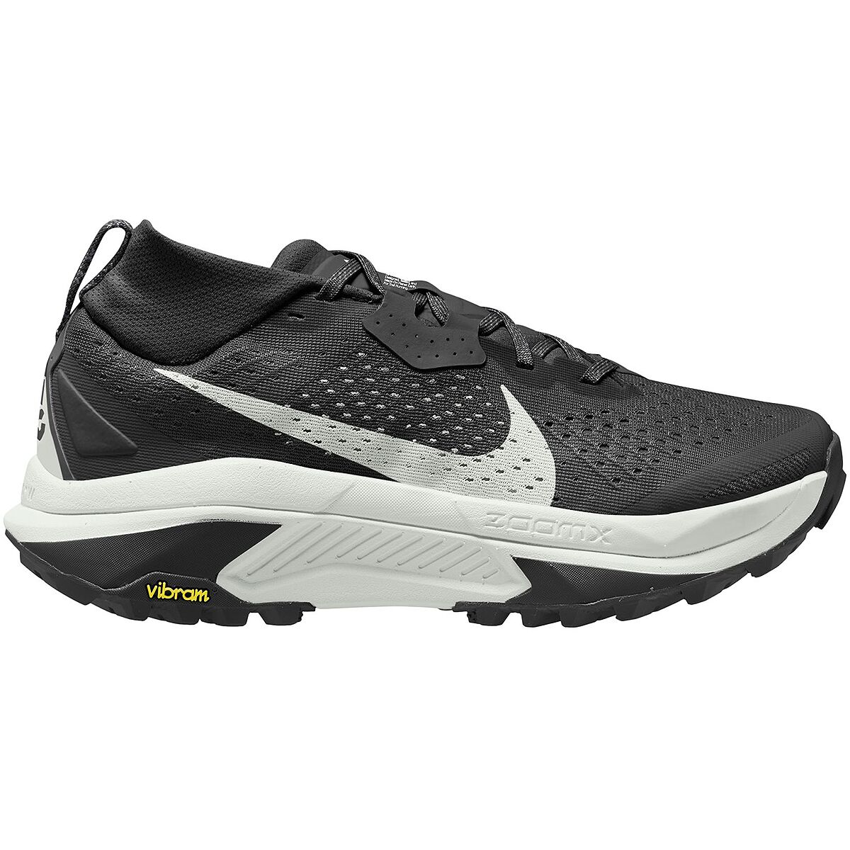 Image of Nike ACG Zegama Trail Running Shoe - Women's Black/Summit White-Safety Orange, 6.0