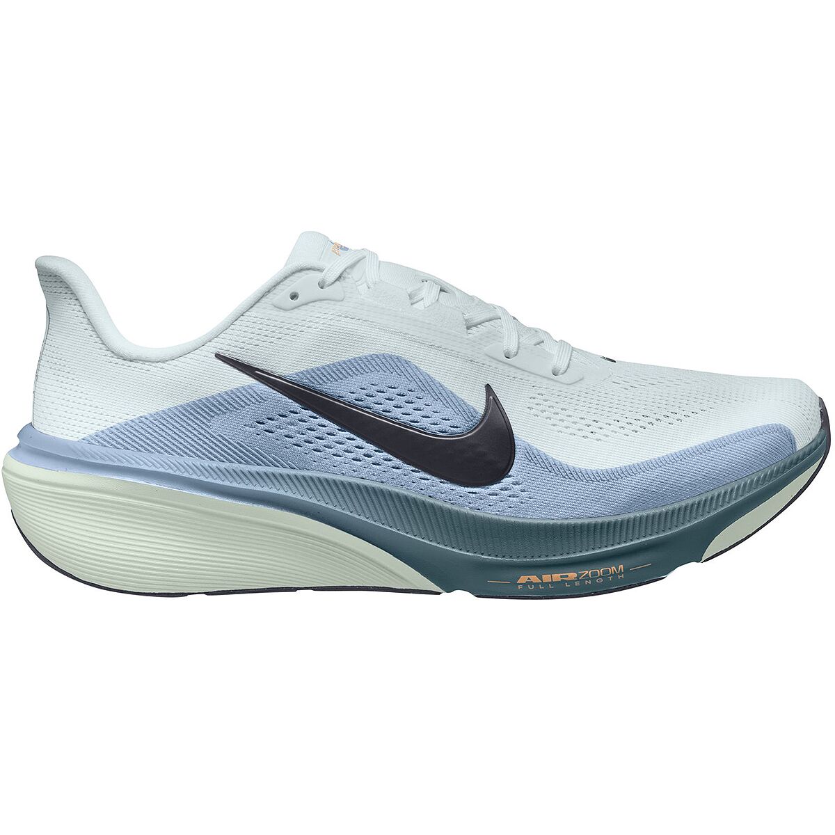 Image of Nike Pegasus 42 Running Shoe - Men's Pure Platinum/Dark Obsidian-Work Blue, 12.0