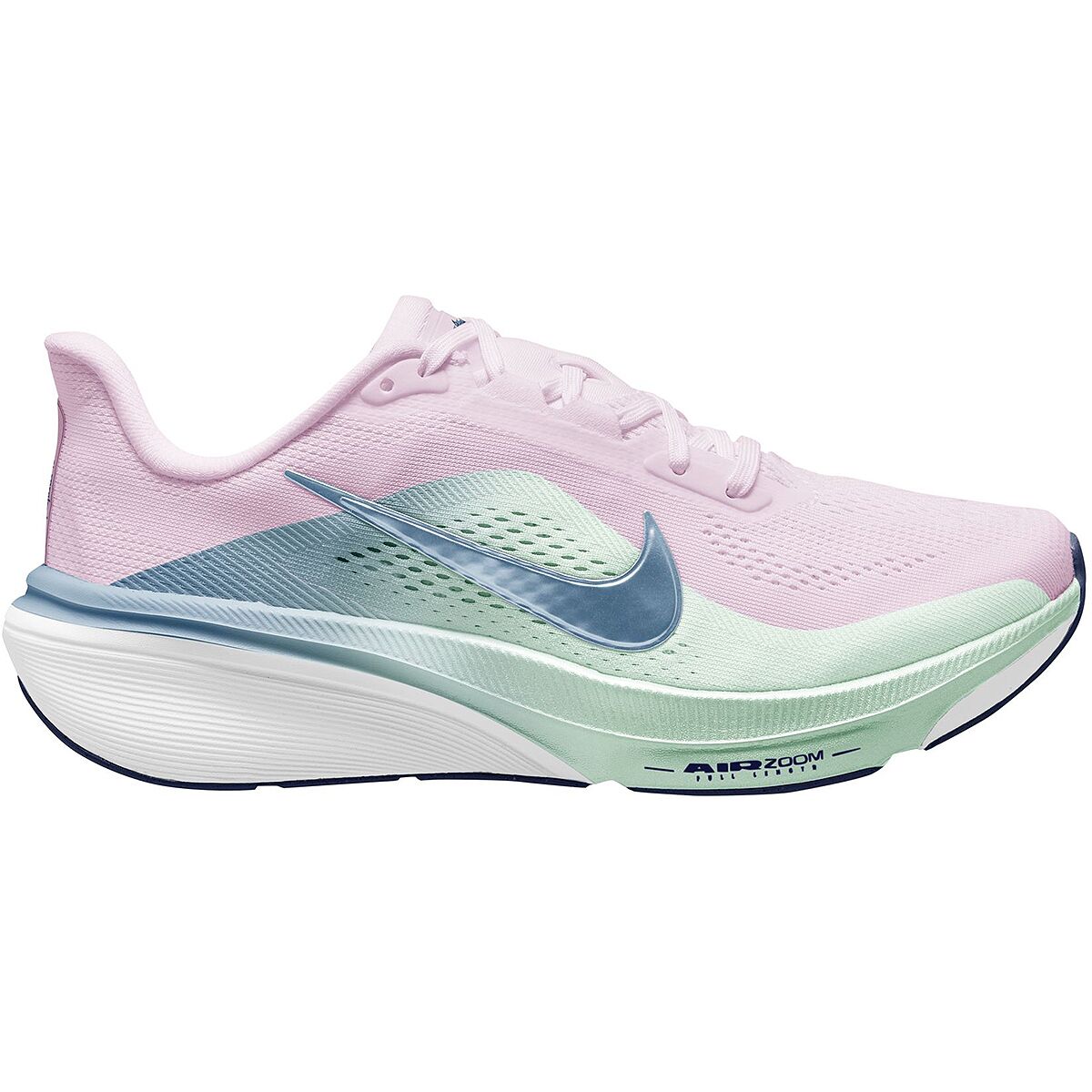 Image of Nike Pegasus 42 Running Shoe - Women's Bleached Lilac/Blue Void-Work Blue, 10.0