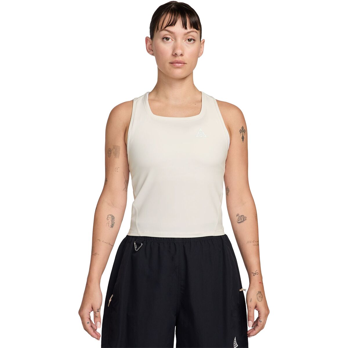 Image of Nike ACG Dri-Fit Trail Running Tank Top - Women's Phantom/Photon Dust/Summit White, XS