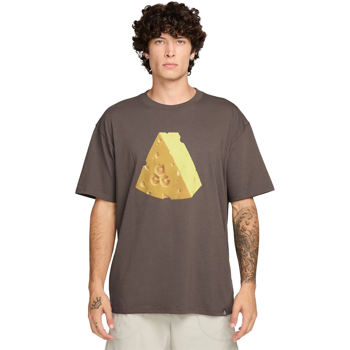 Image of Nike ACG Dri-FIT Camp Cheese T-Shirt - Men's Ironstone, S