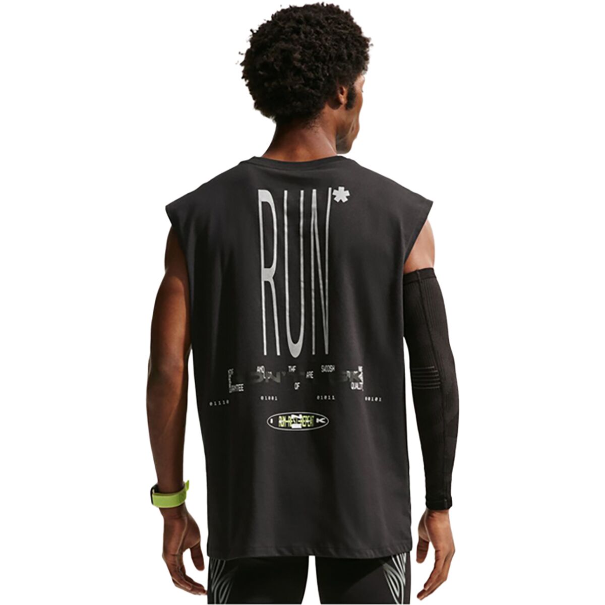 Image of Nike Dri-FIT ADV CRRR Stride Sleeveless T-Shirt - Men's Black, M