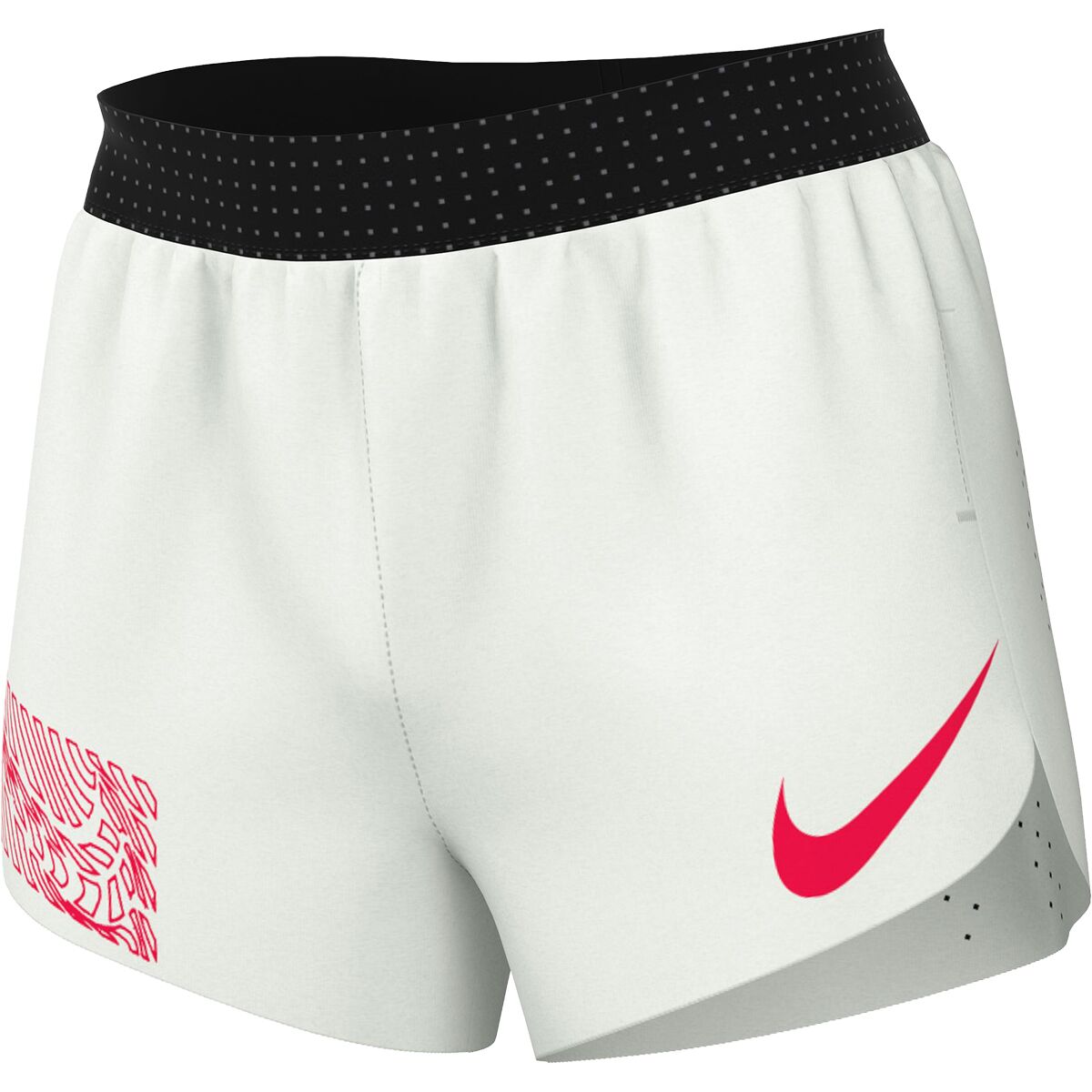 Image of Nike Dri-FIT ADV Miler Aeroswift GFX 2in BF Short - Men's Summit White, M