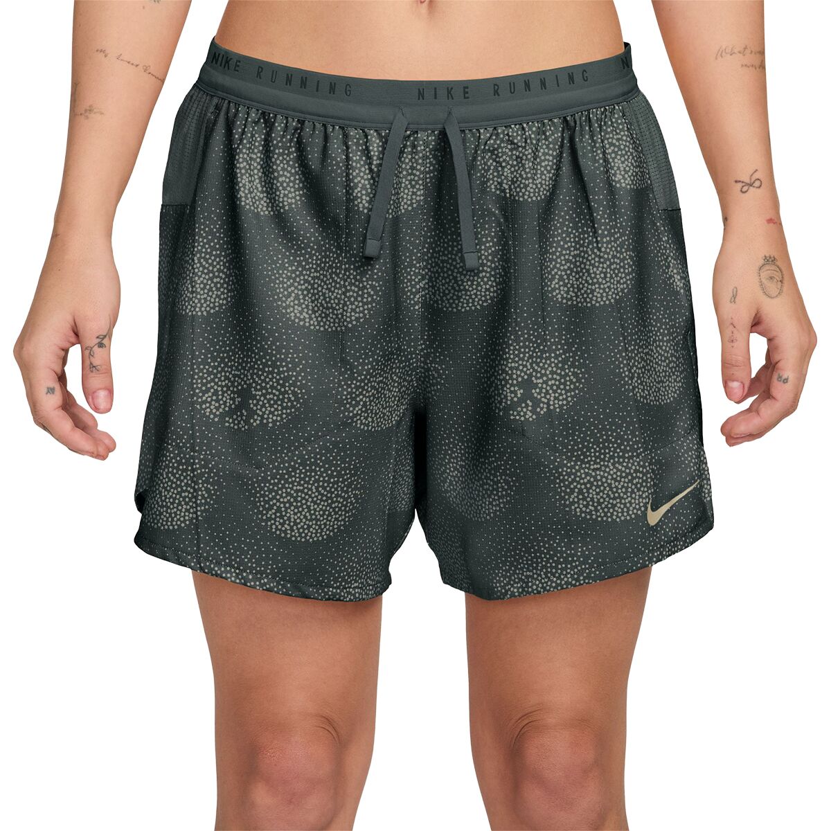 Image of Nike Dri-FIT Distant Dreams 5in BF Short - Men's Black Spruce, XL